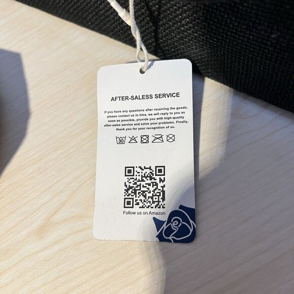 YOOLIFE Initialed “L" Embroidery Jute Tote Makeup Bag Monogram Vacation Resort - Picture 5 of 12